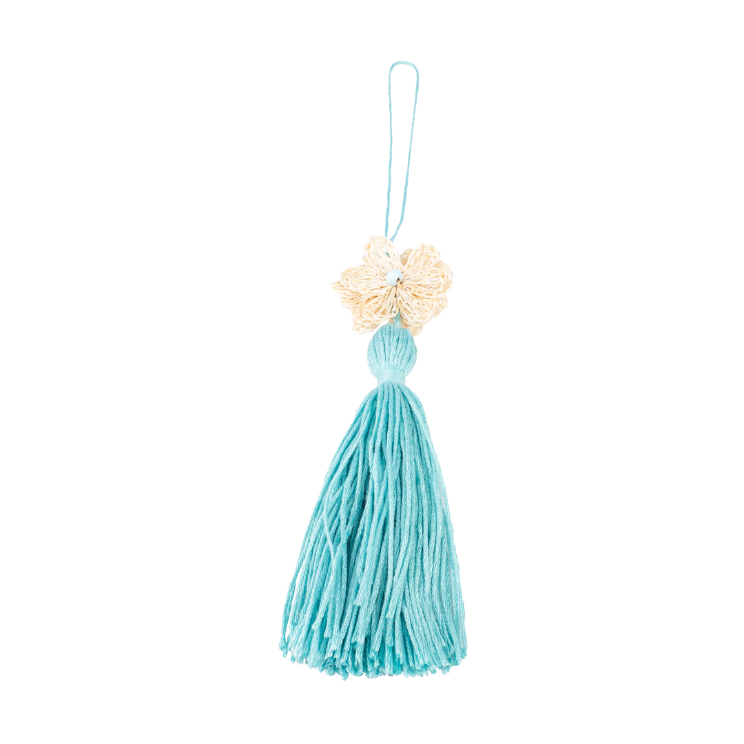 LUNA -  Floral Tassel Charm