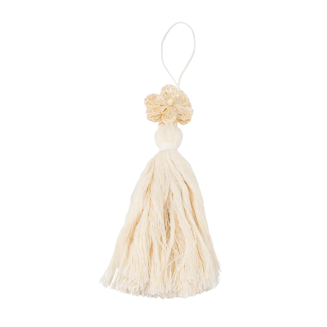 LUNA -  Floral Tassel Charm