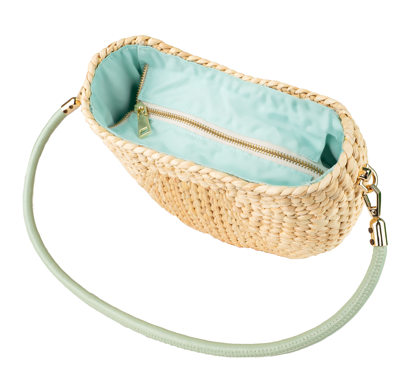 POPPY Woven Shoulder Bag