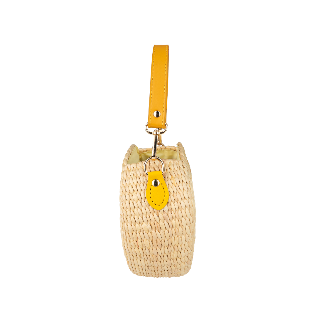 MARIGOLD Round Woven Bag