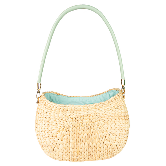 POPPY Woven Shoulder Bag